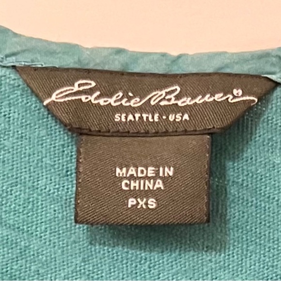 Eddie Bauer Dress - Teal Green - PXS - Picture 3 of 5